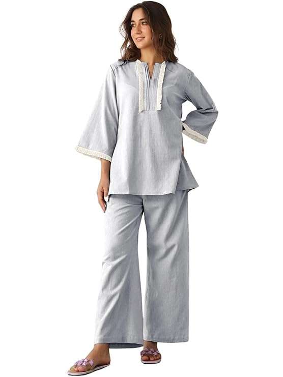 Polycotton Co-Ord Set For Women