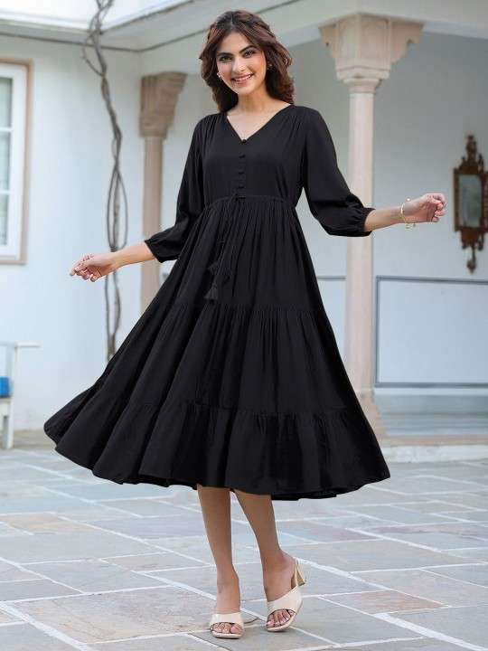 Fit & Flare Midi Dress