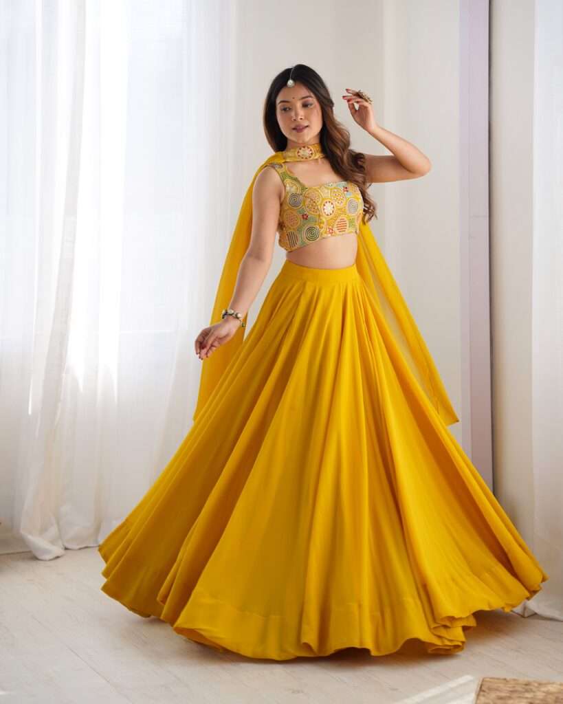party wear lehenga choli with dupatta