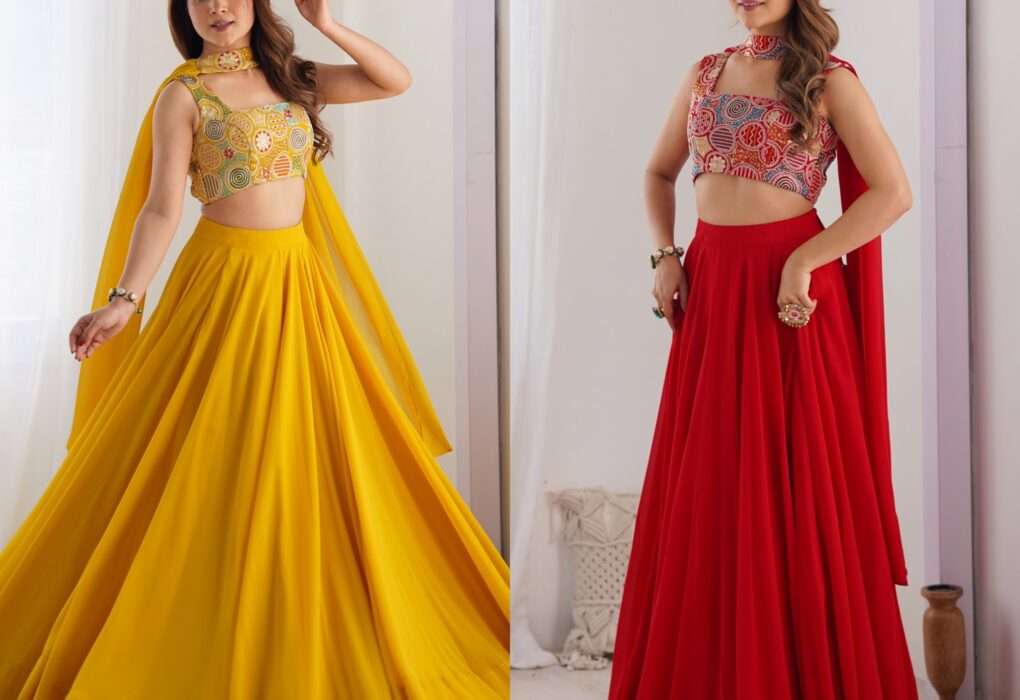 party wear lehenga choli with dupatta