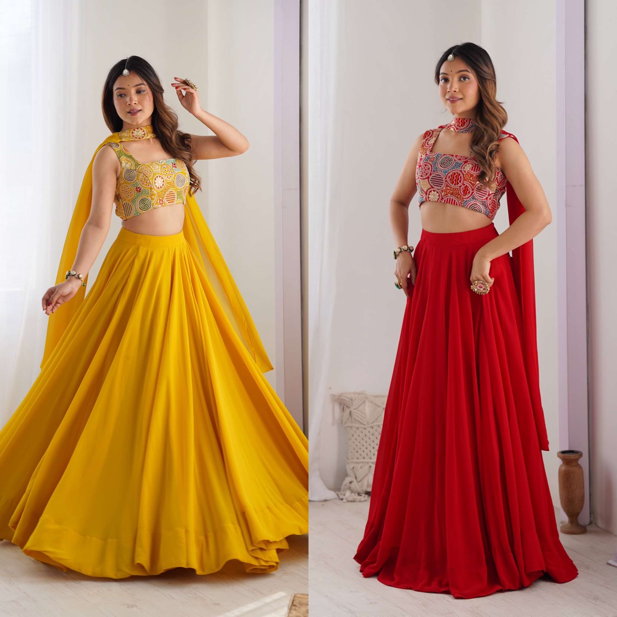 party wear lehenga choli with dupatta